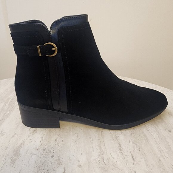 Bella Vita Shoes - Bella Vita Womens Beatrice Dr Black Kidsuede Leather 7.5W - B005